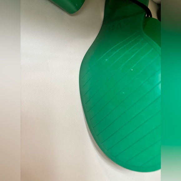 Zara green kitten heel sandal size 36 US 6 - Picture 6 of 7